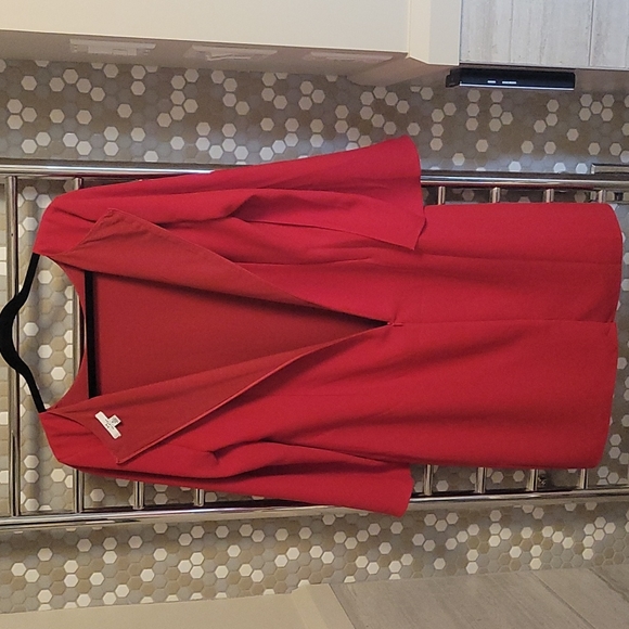 Halston sz 10 red evening dress - Picture 5 of 5